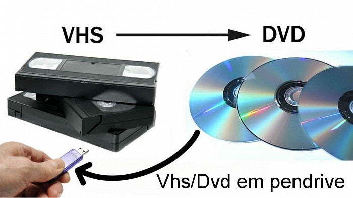 Gravo Vhs e Dvd em Pendrive