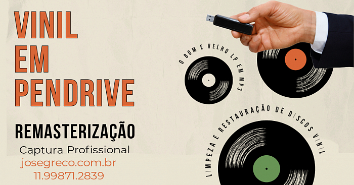 Digitalização de LP Vinil em Pendrive